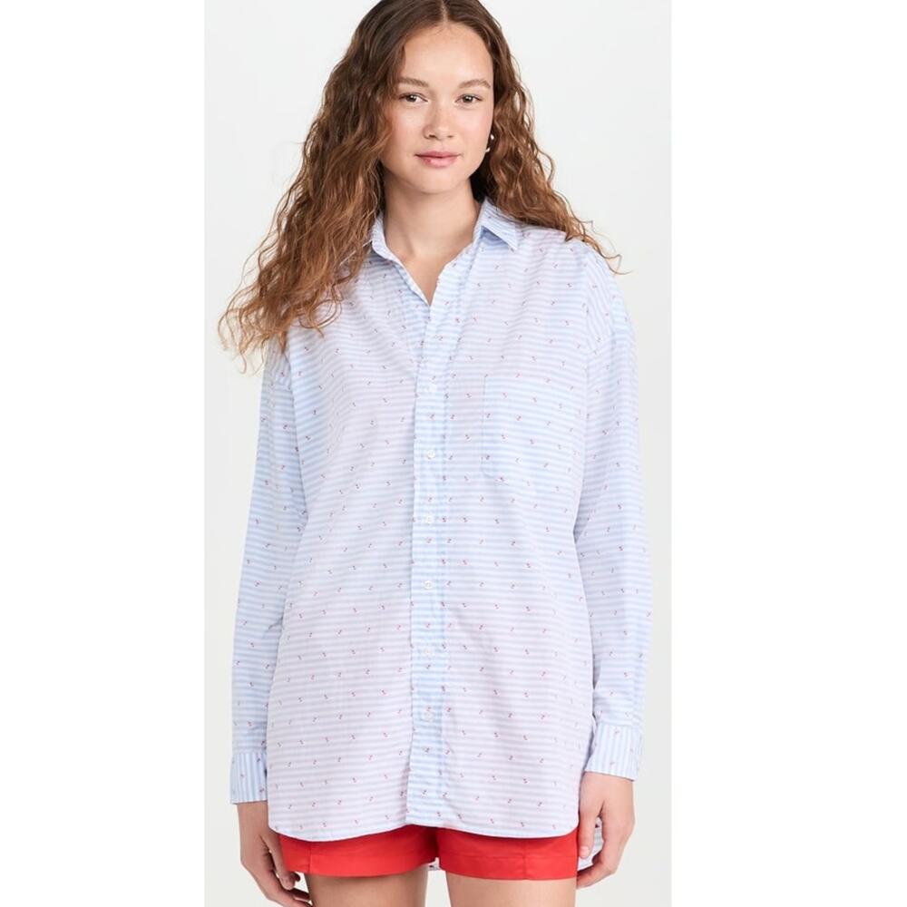 Frank & Eileen Shirley Oversized Button Up Shirt Size Small